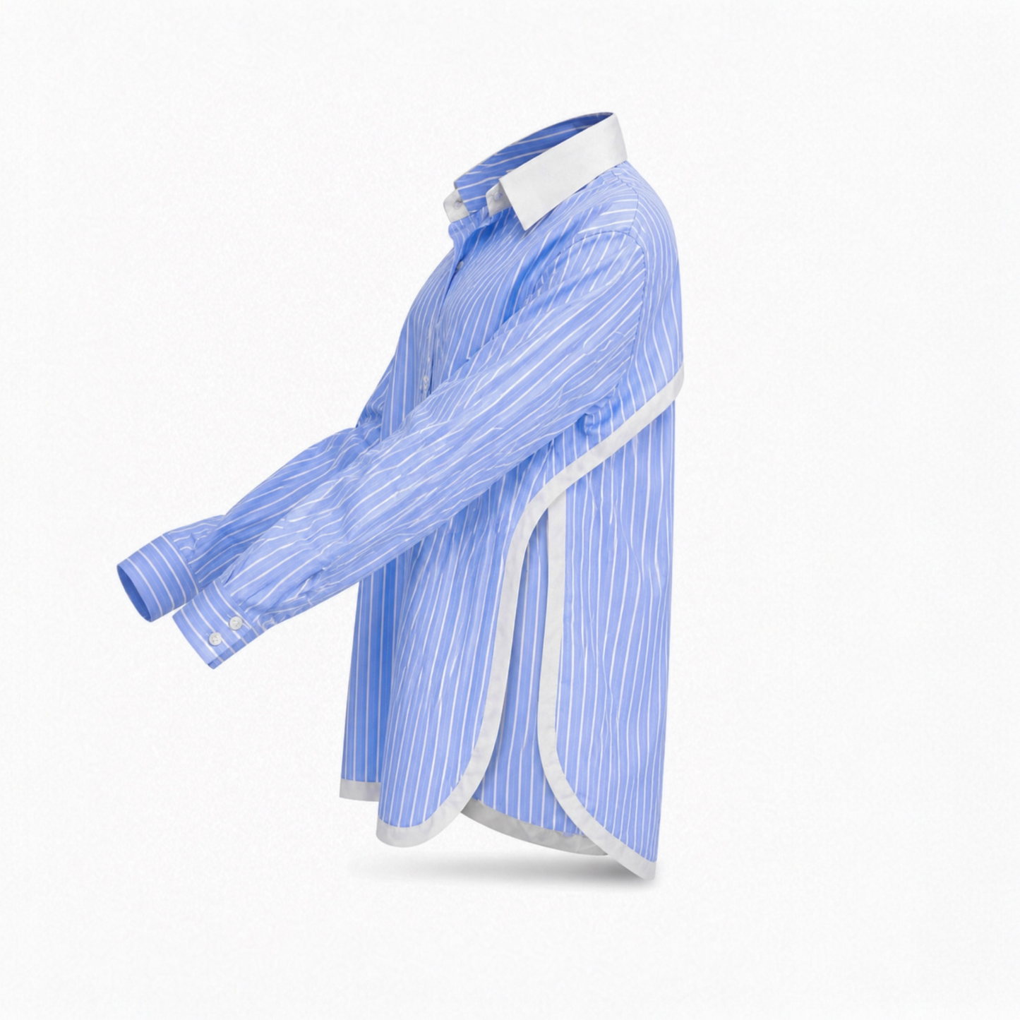Azure pinstripe Co-ord set